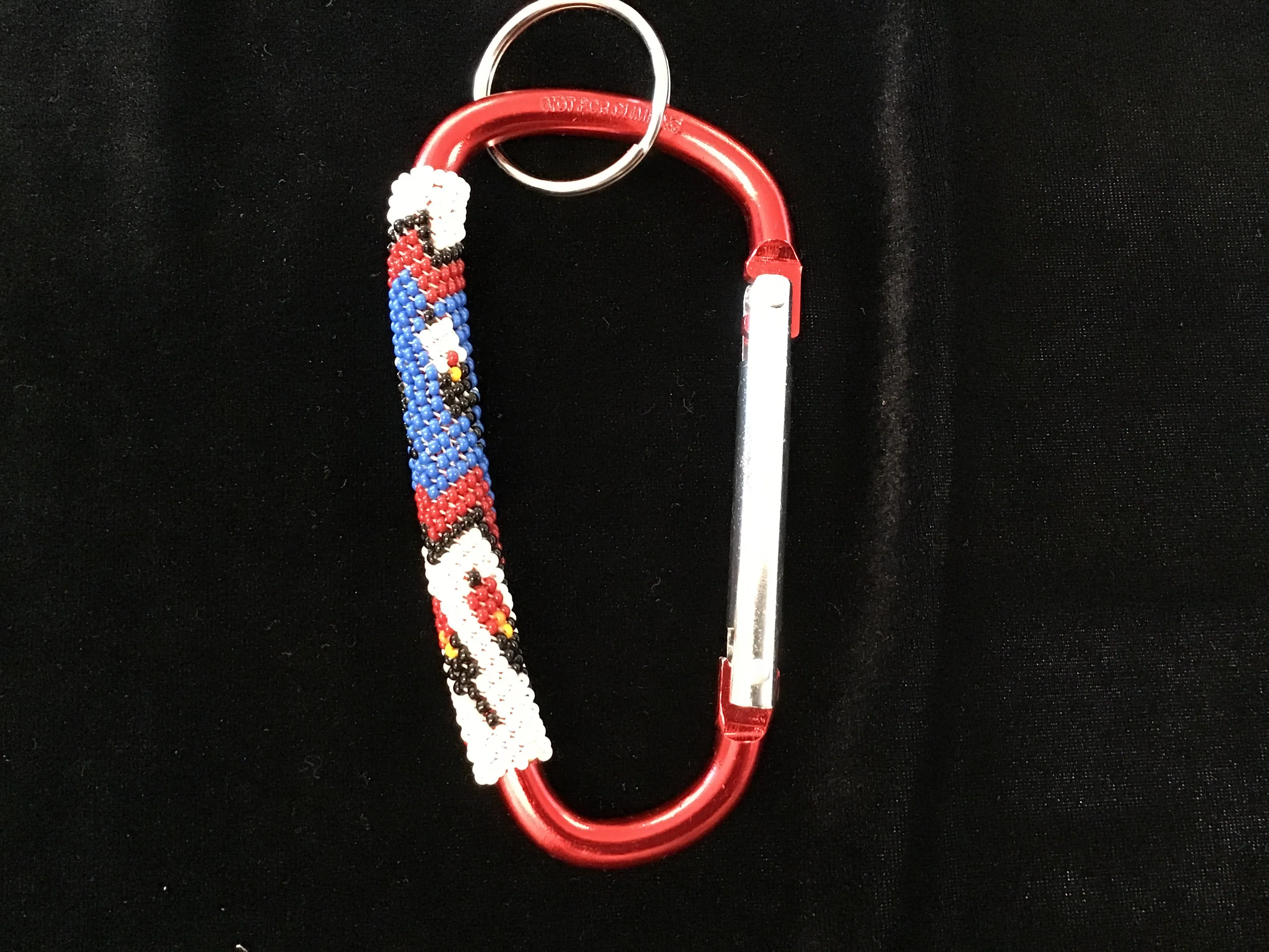 Beaded Carabiner