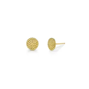Beaded Circle Studs