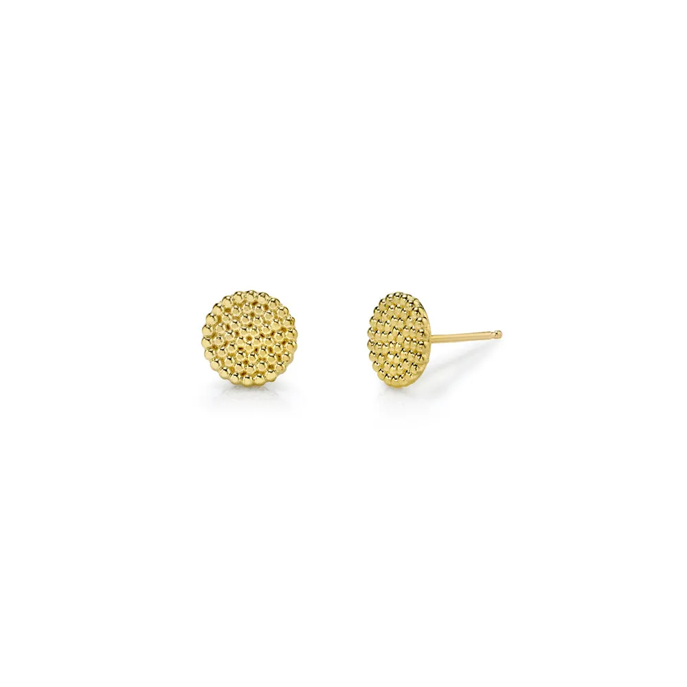 Beaded Circle Studs