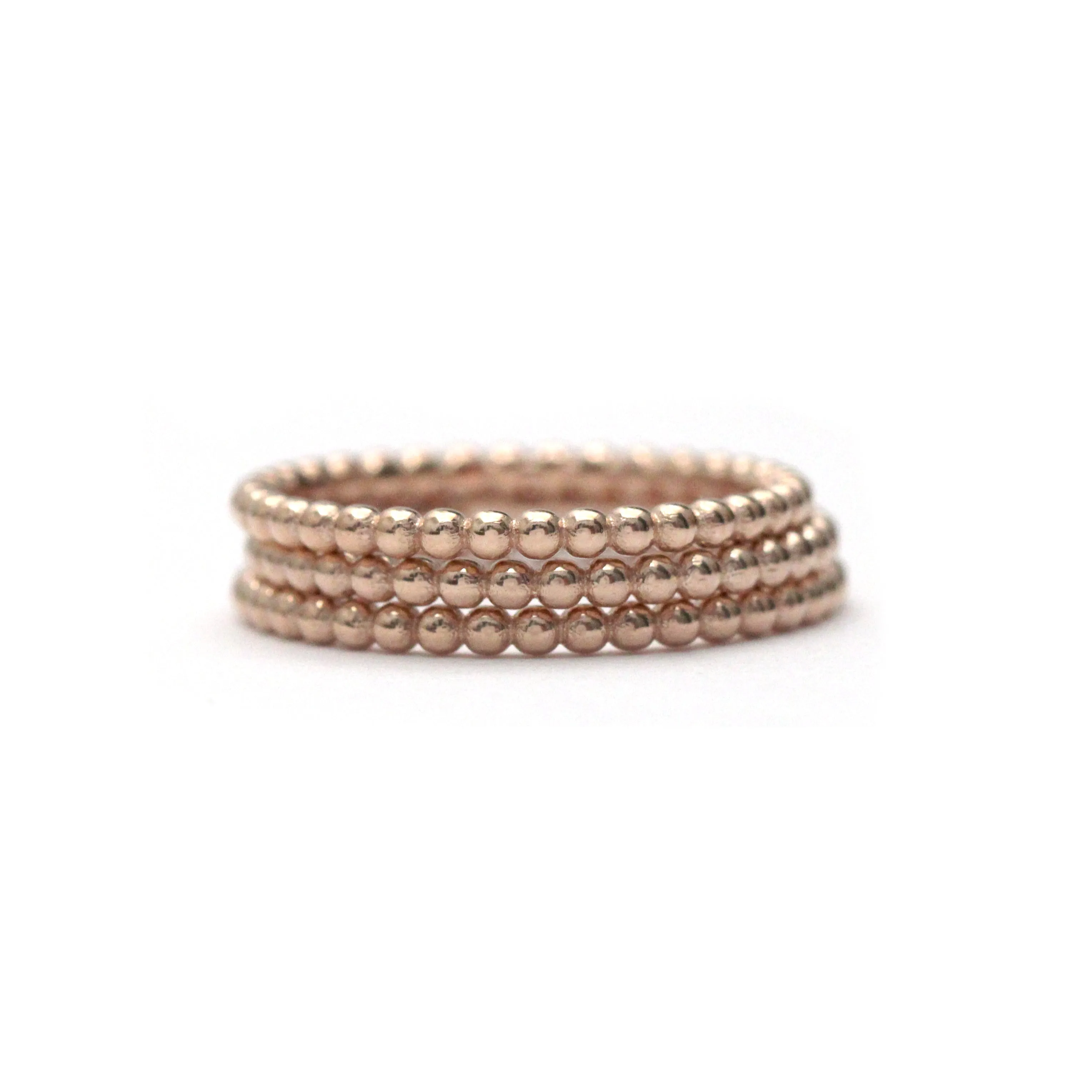 Beaded Plain Band (medium)