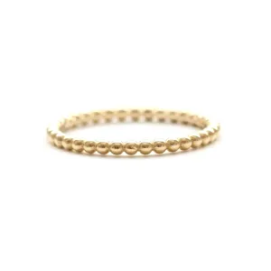Beaded Plain Band (medium)