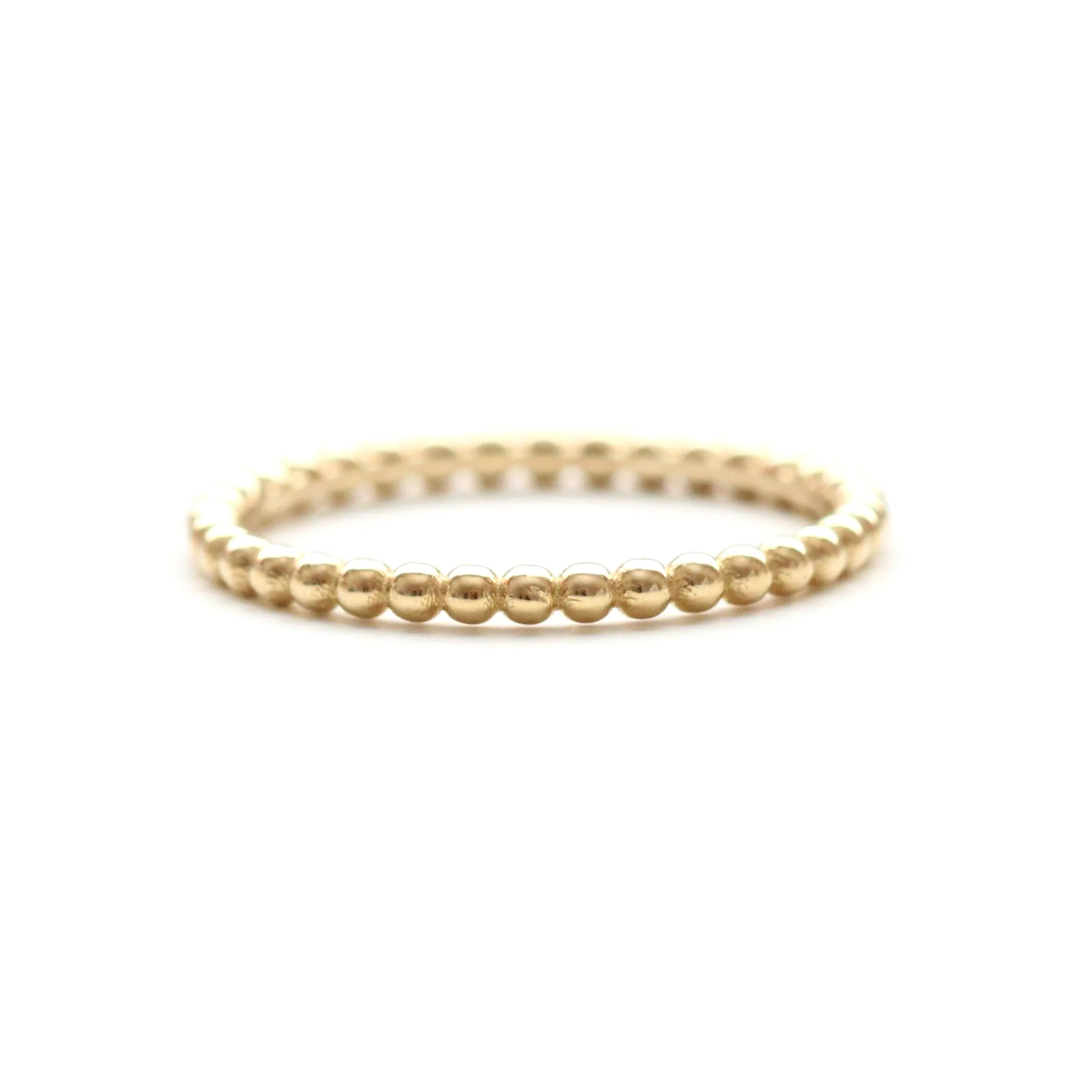 Beaded Plain Band (medium)