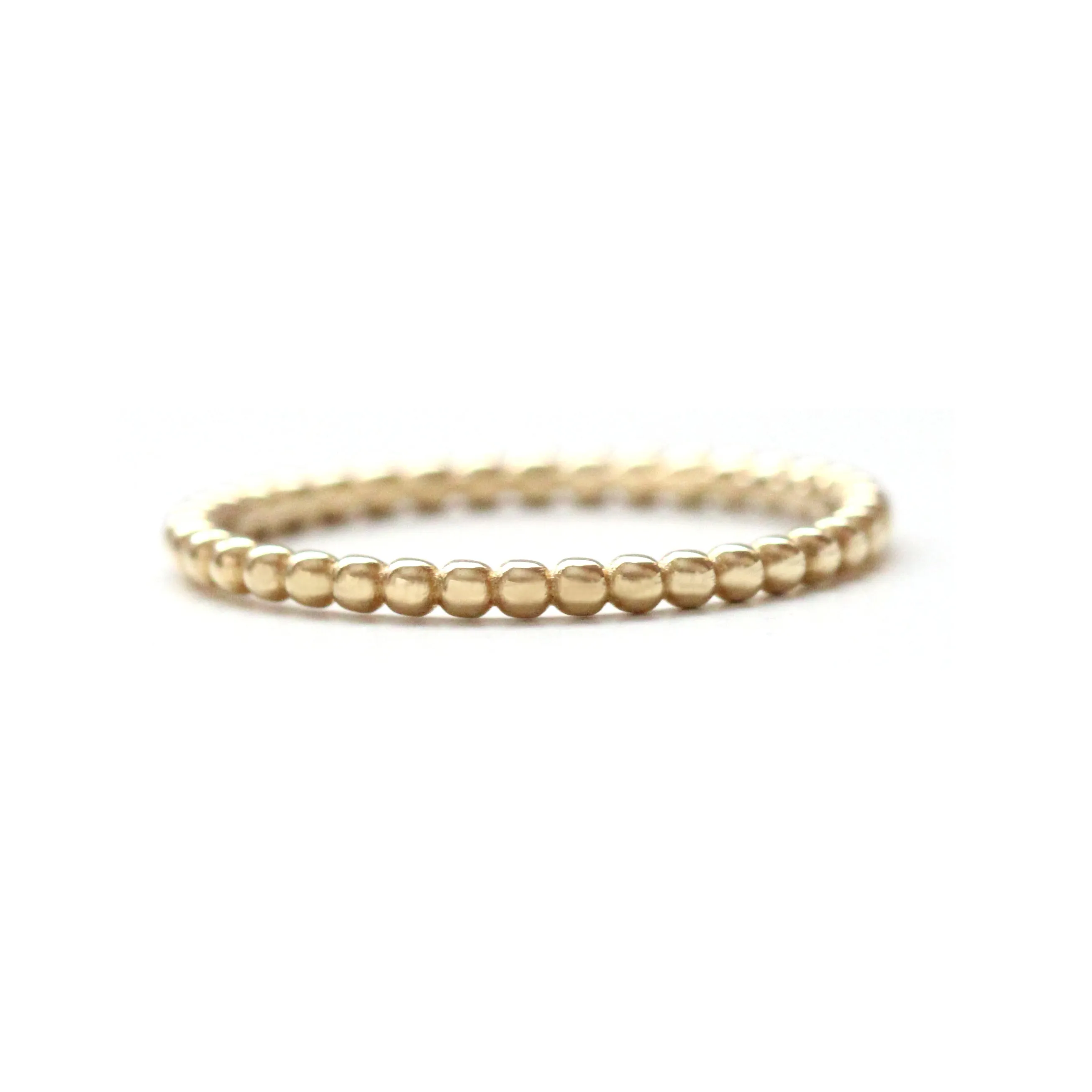 Beaded Plain Band (medium)