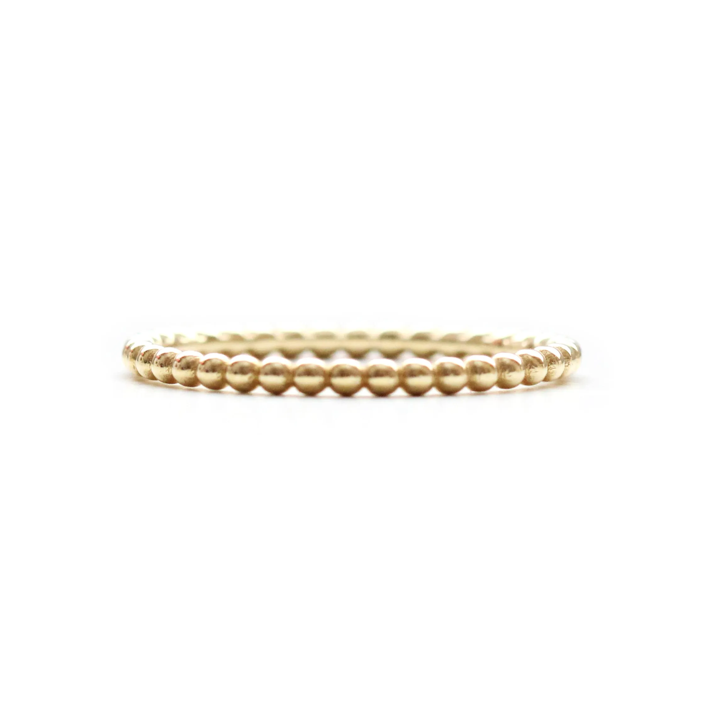 Beaded Plain Band (medium)