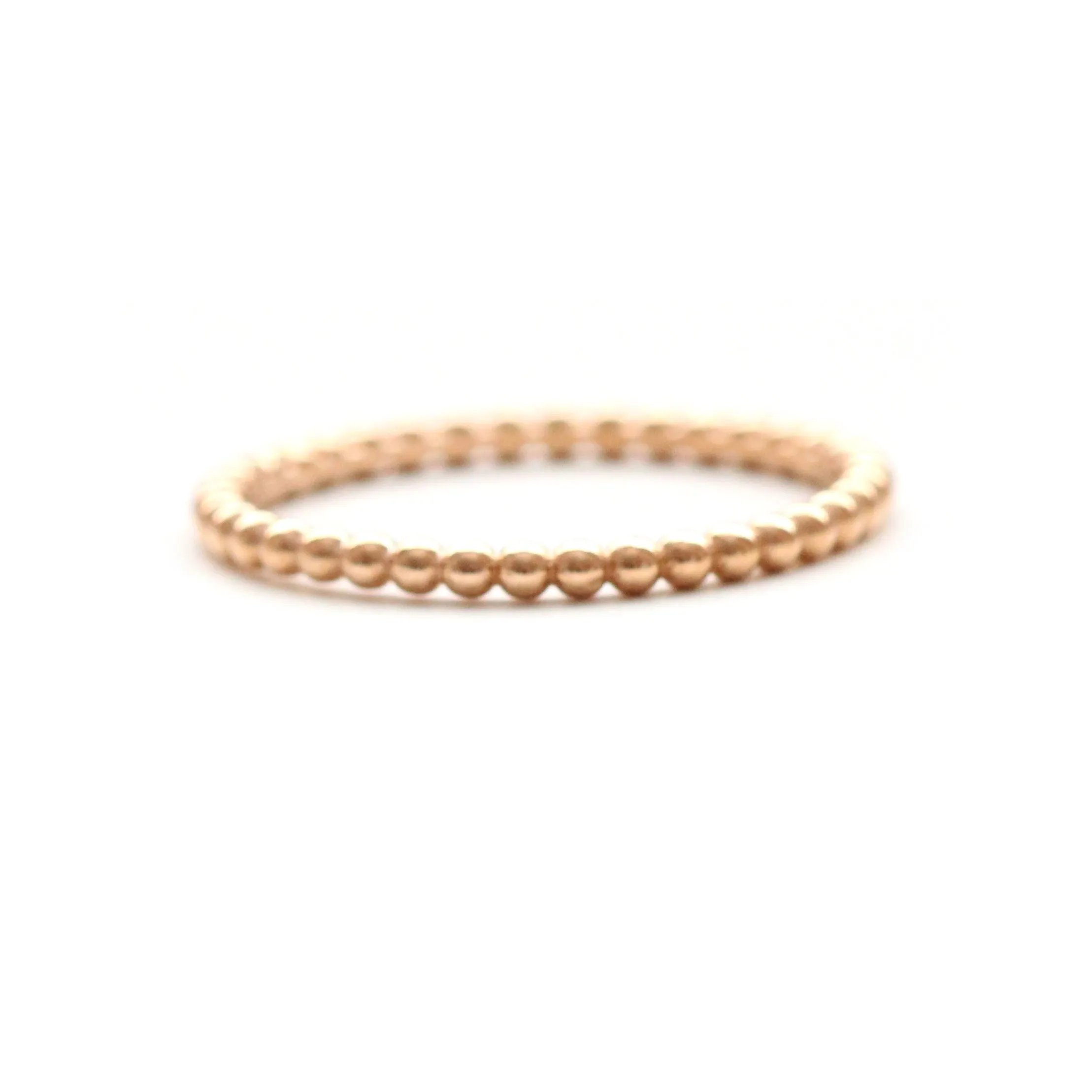 Beaded Plain Band (medium)