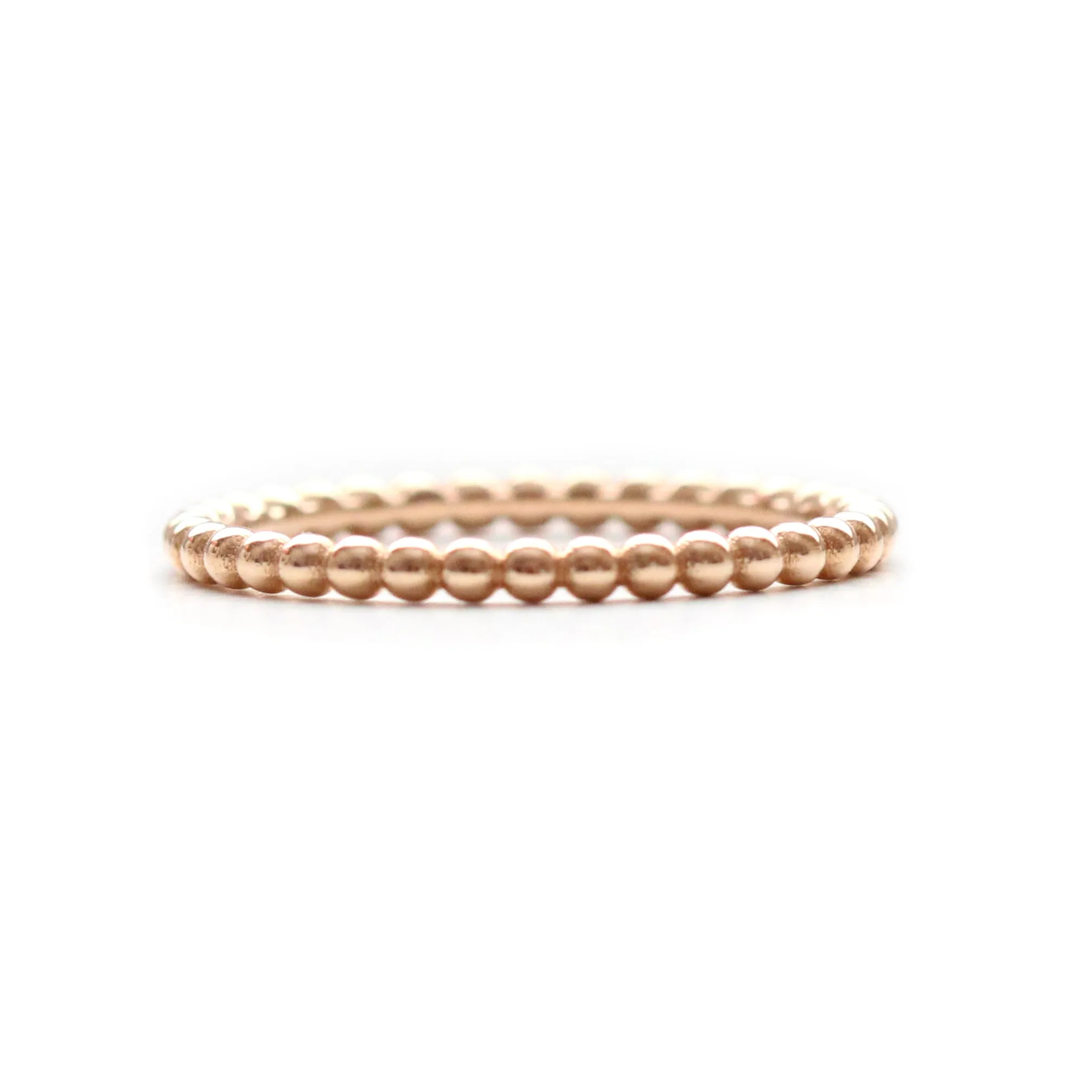 Beaded Plain Band (medium)