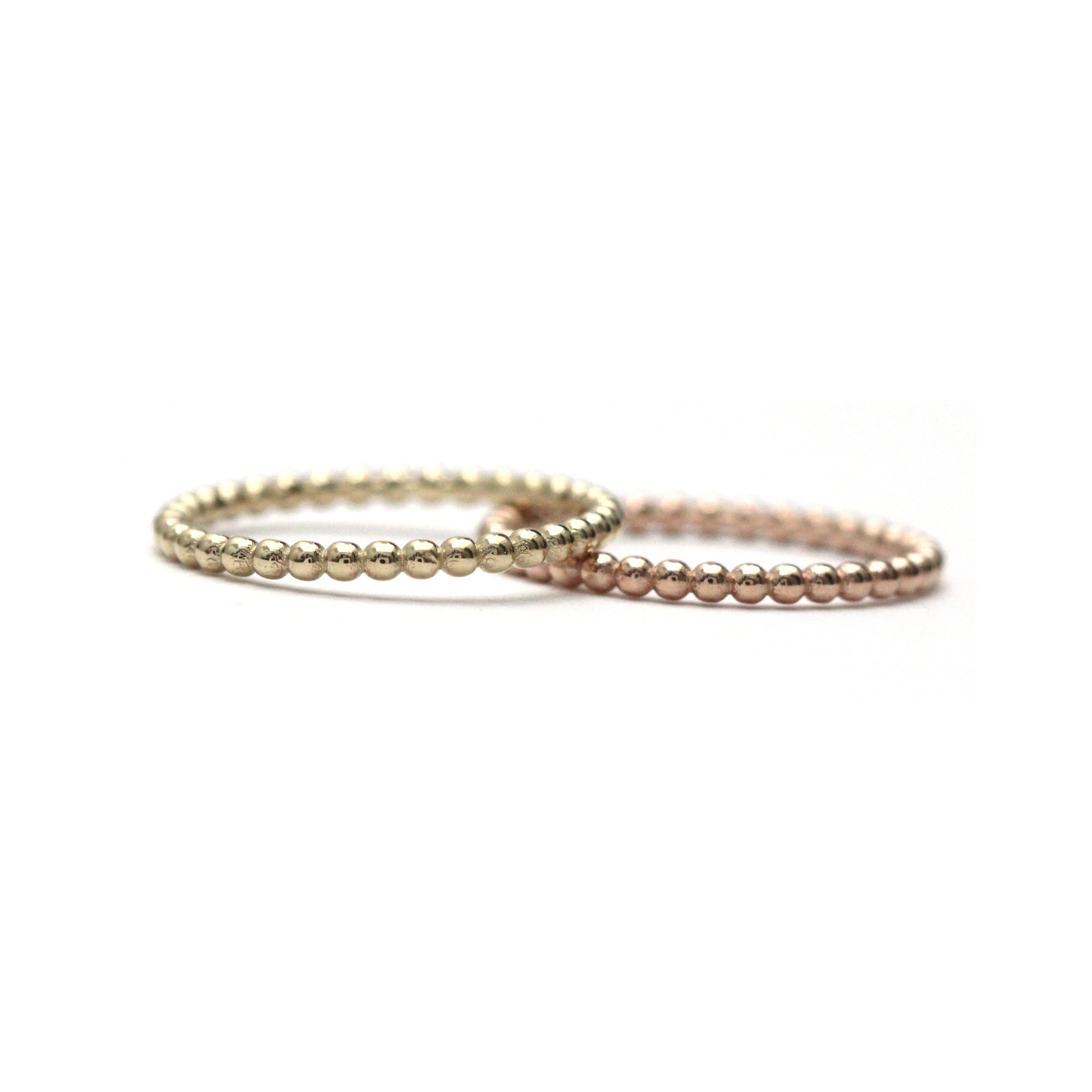 Beaded Plain Band (medium)