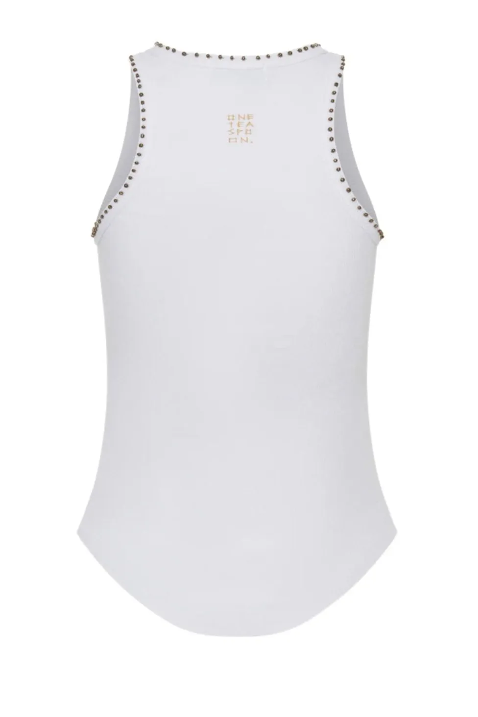 Beaded Ramone Tank Black