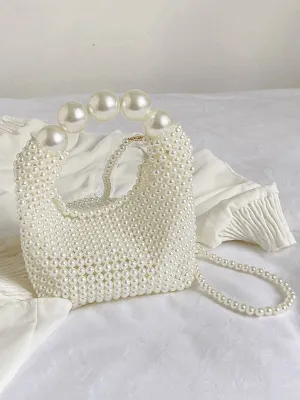 Beaded Solid Color Bags Bags Accessories Handbags Shoulder Bags