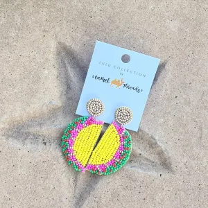 Beaded Taco Earrings
