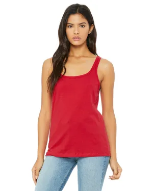 Bella Canvas Ladies Relaxed Jersey Tank | Red