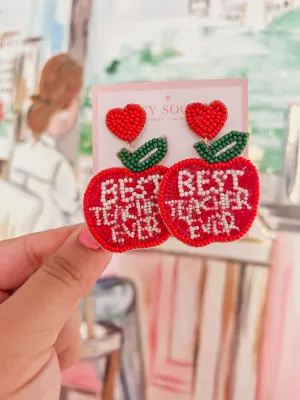 Best Teacher Earrings