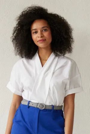 Betty Blouse in Cotton Poplin