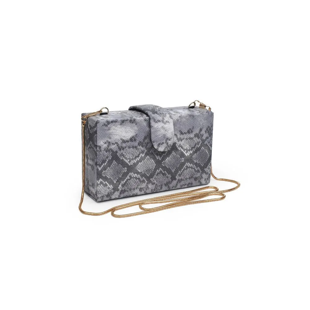 Bianca Snake Clutch