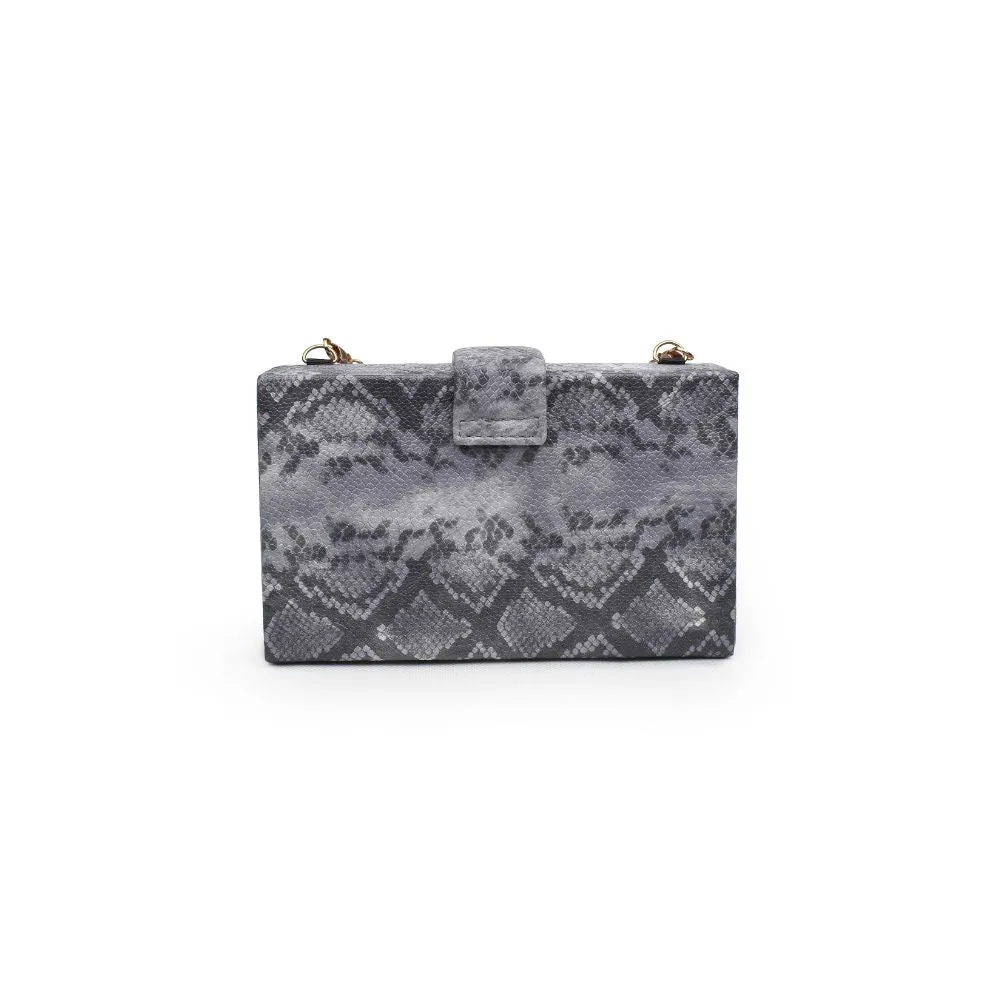 Bianca Snake Clutch