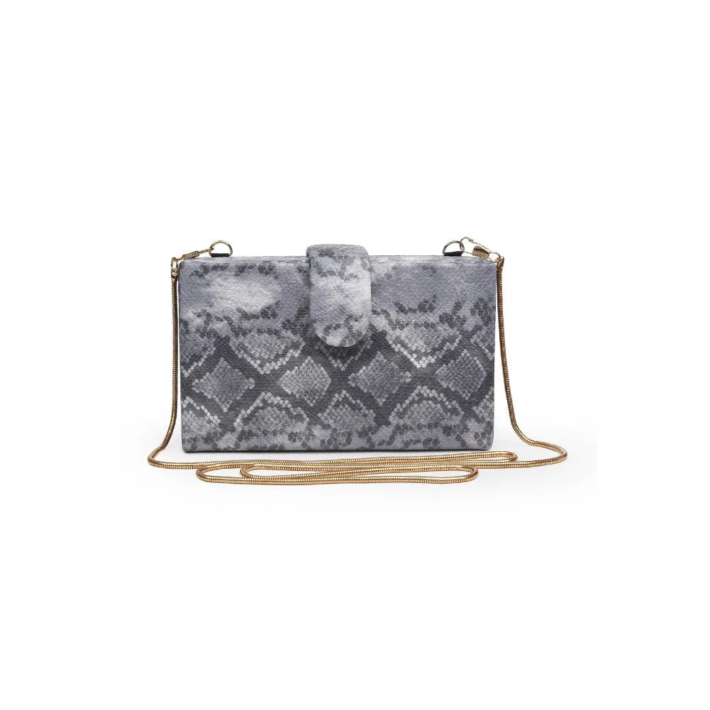 Bianca Snake Clutch
