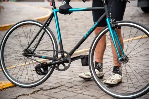 Bicicleta - Zega Fija 2Tone Cromoesmeralda / Grafito
