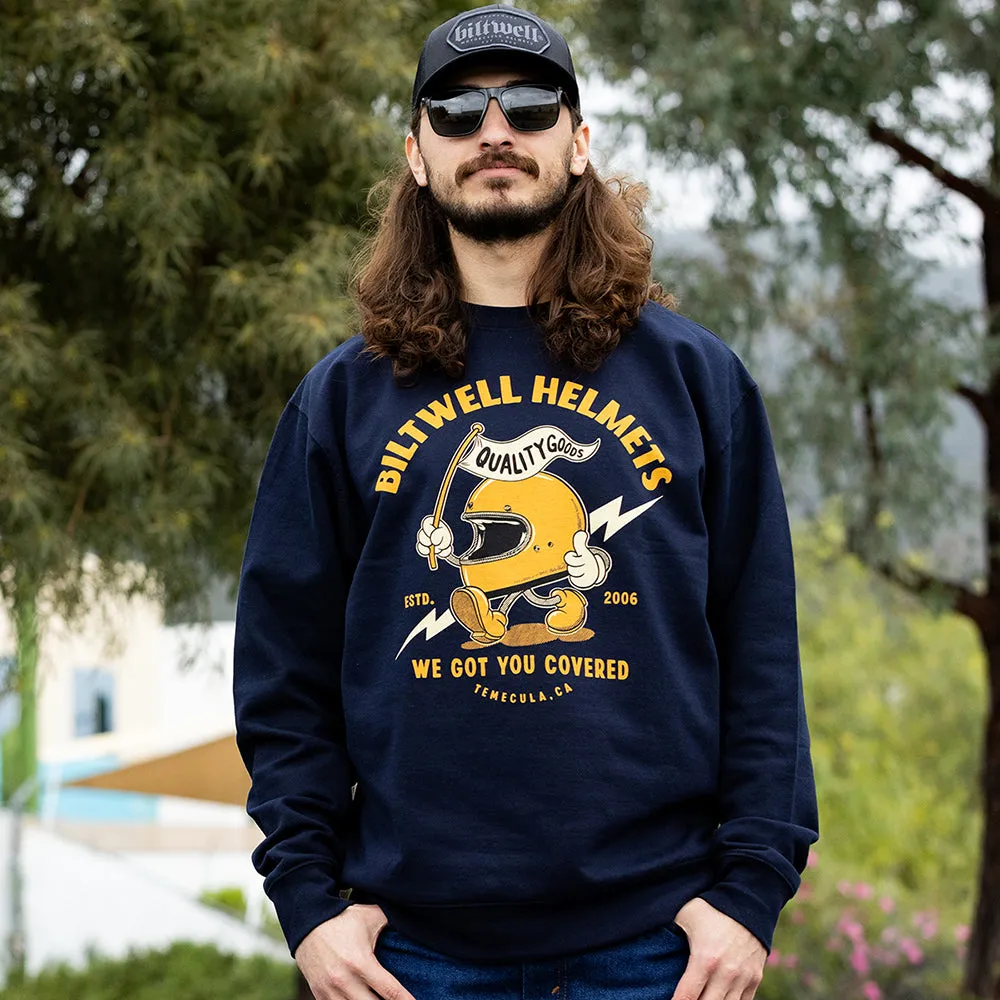 BILTWELL CREW NECK [COVERED NAVY]