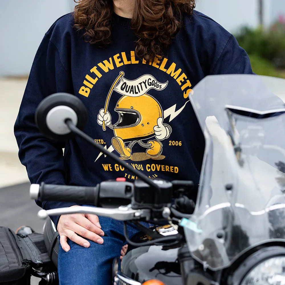 BILTWELL CREW NECK [COVERED NAVY]