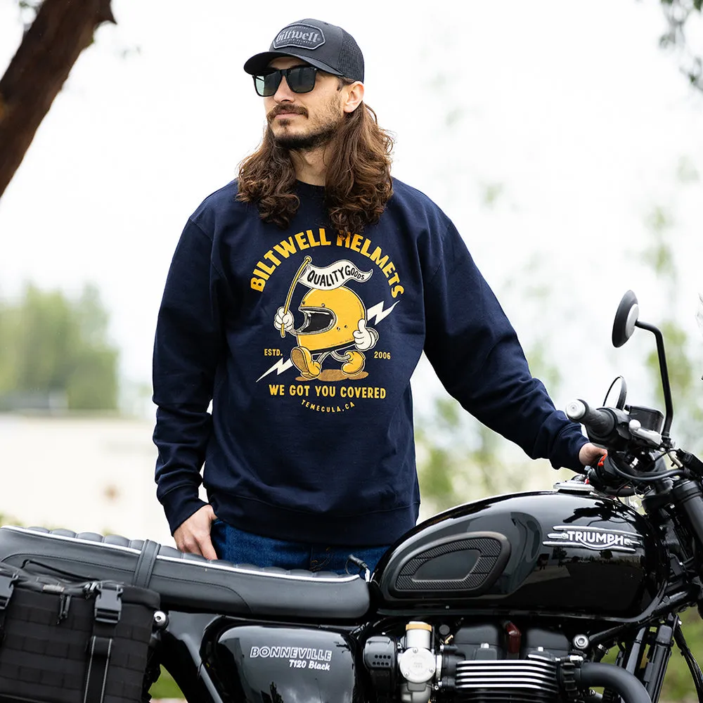 BILTWELL CREW NECK [COVERED NAVY]