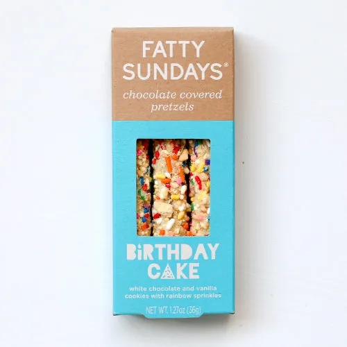 Birthday Cale Chocolate Covered Pretzels