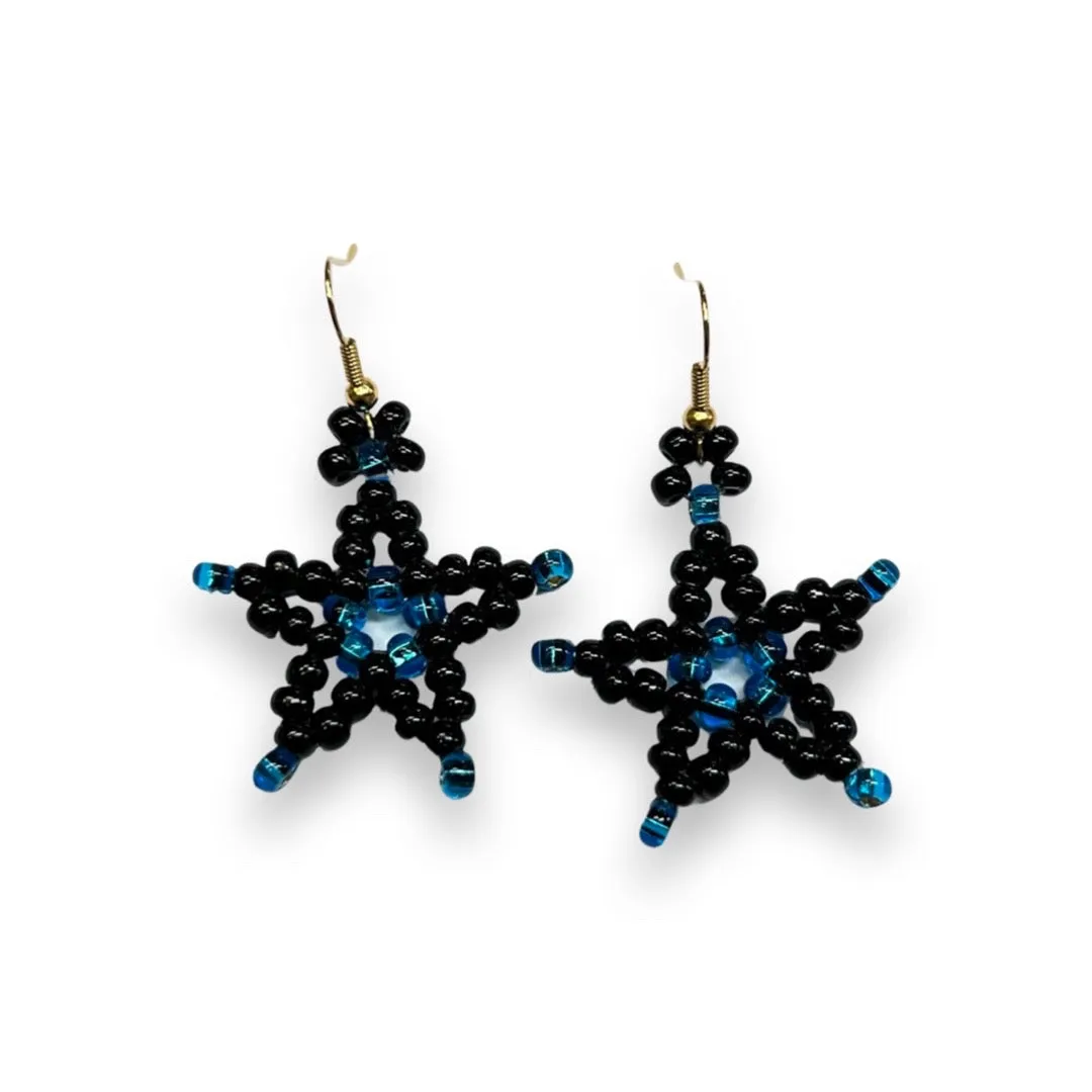 BJ Beaded Star Earrings