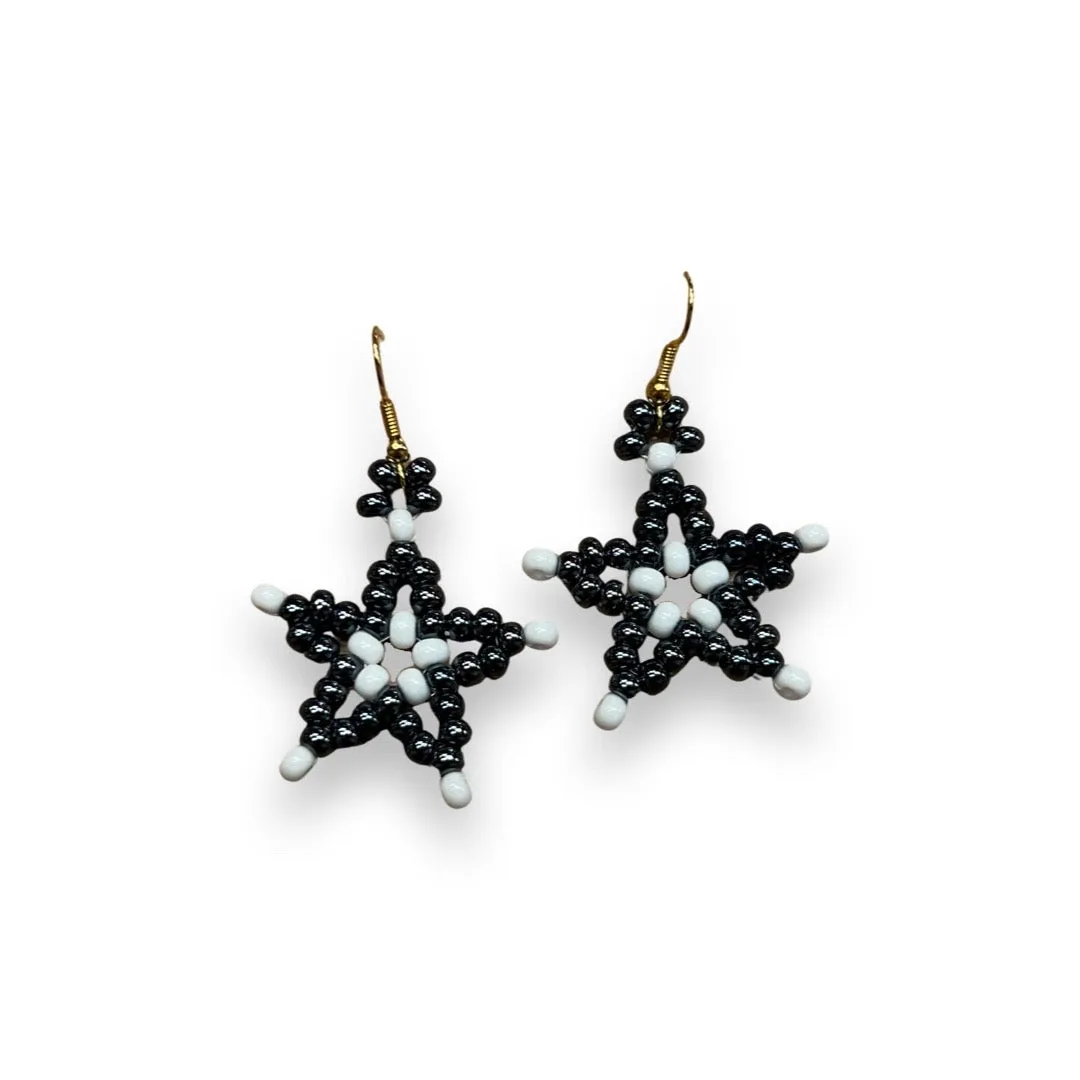 BJ Beaded Star Earrings