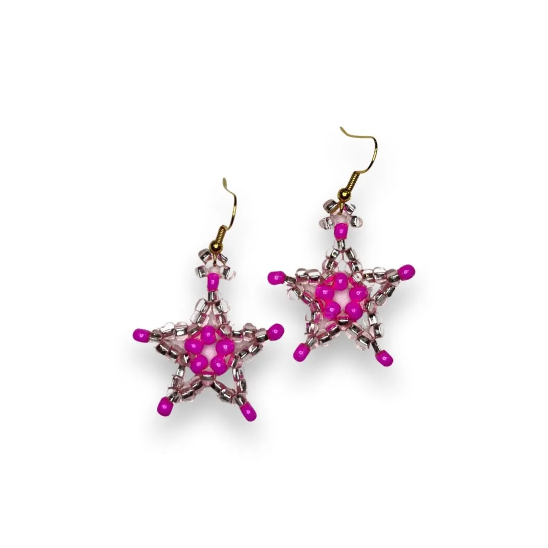 BJ Beaded Star Earrings