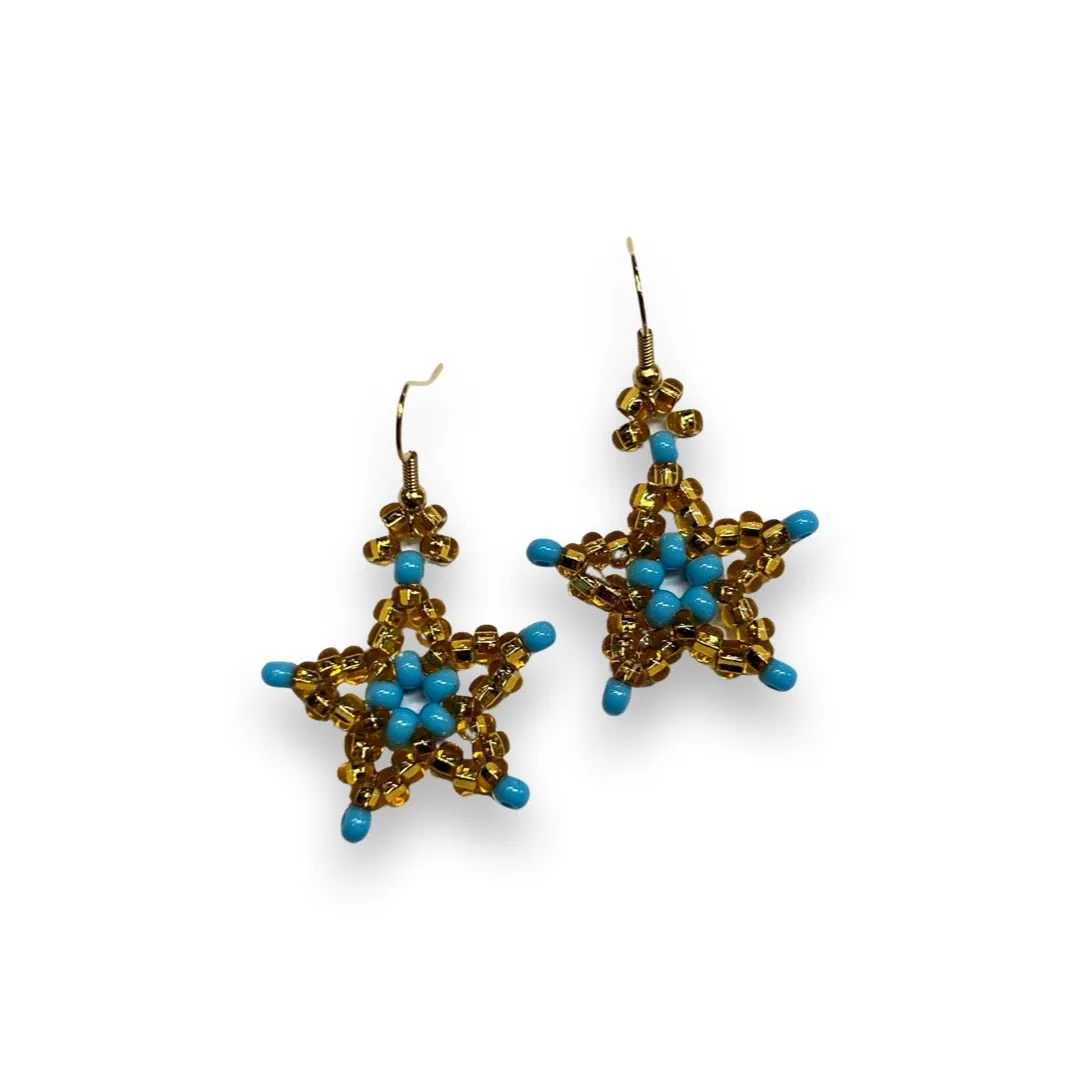 BJ Beaded Star Earrings