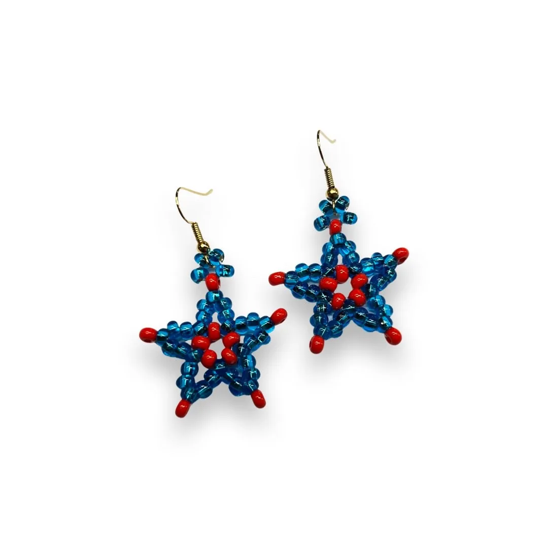 BJ Beaded Star Earrings