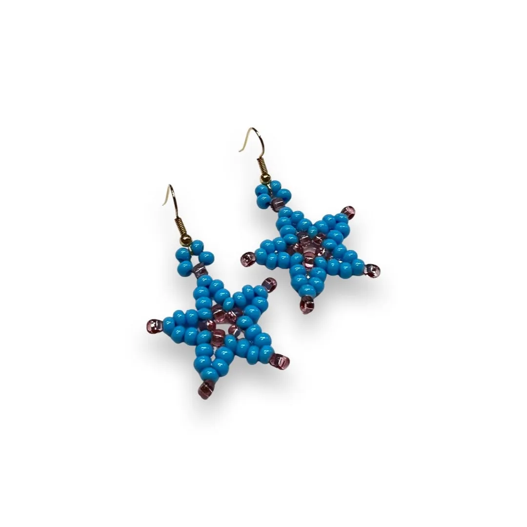 BJ Beaded Star Earrings
