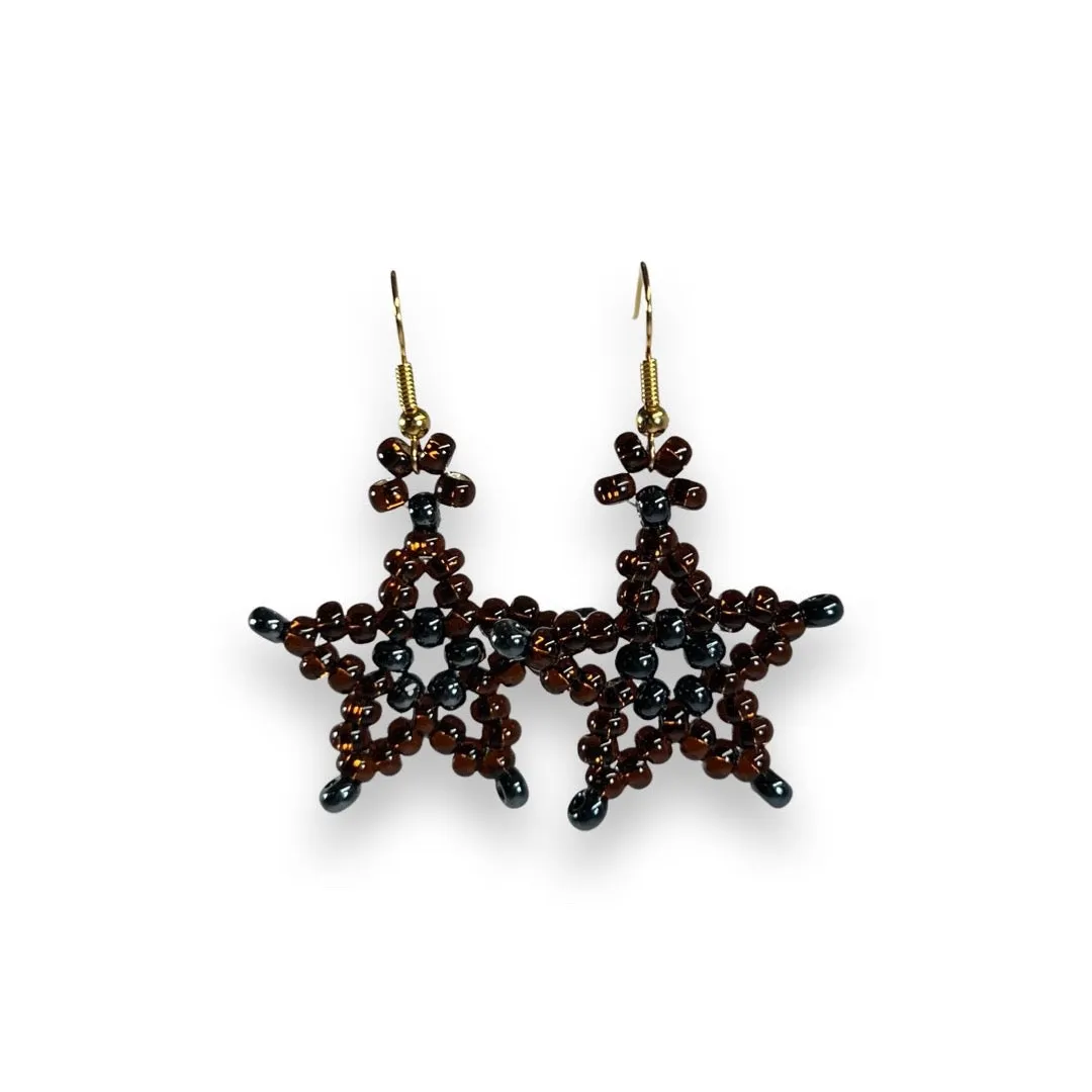 BJ Beaded Star Earrings