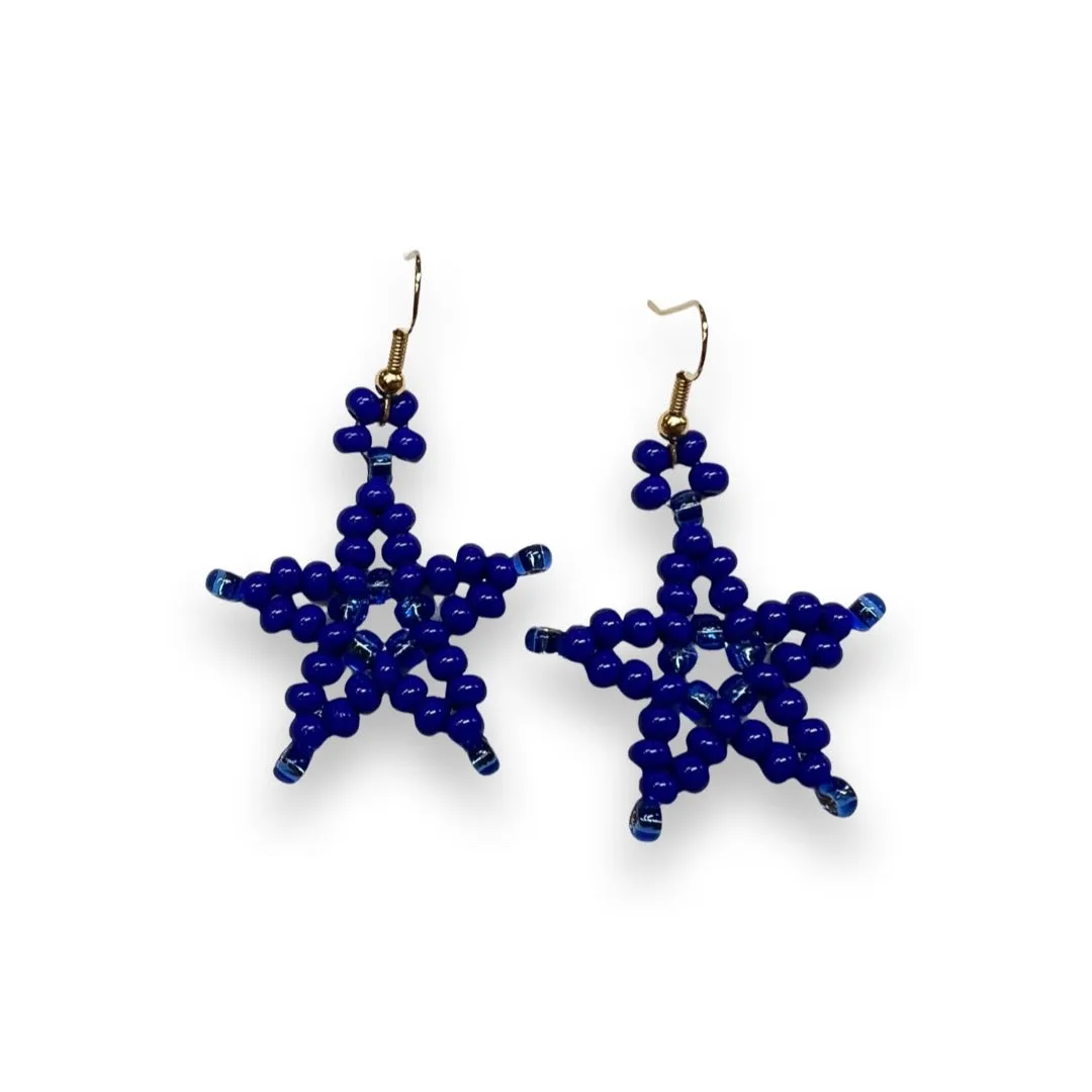 BJ Beaded Star Earrings
