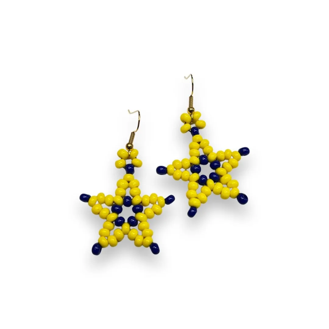 BJ Beaded Star Earrings