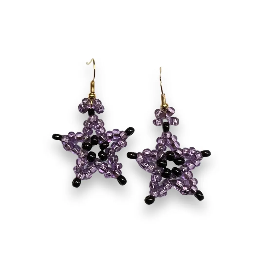 BJ Beaded Star Earrings