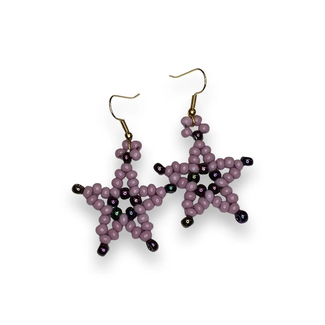 BJ Beaded Star Earrings