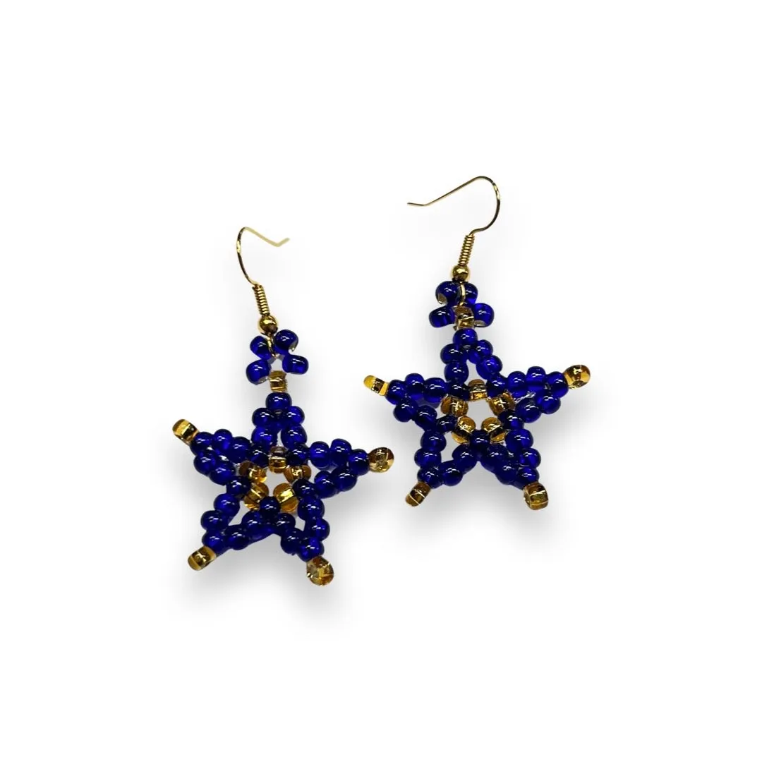 BJ Beaded Star Earrings