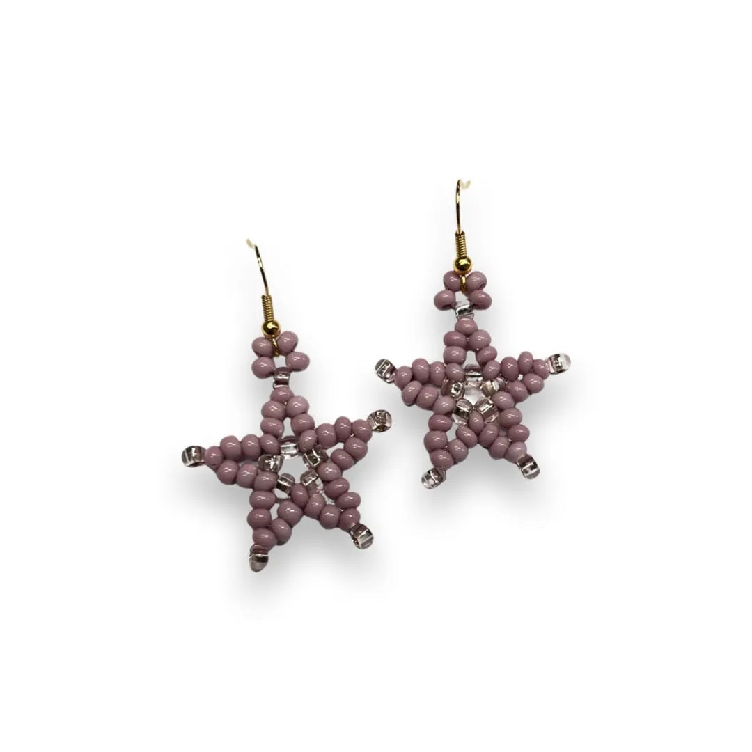 BJ Beaded Star Earrings