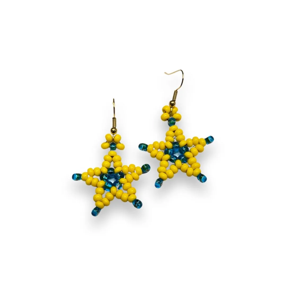 BJ Beaded Star Earrings