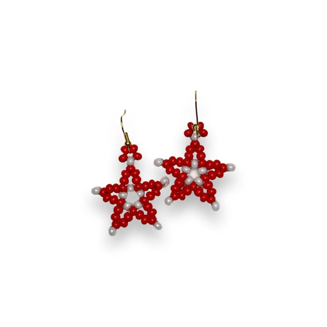 BJ Beaded Star Earrings