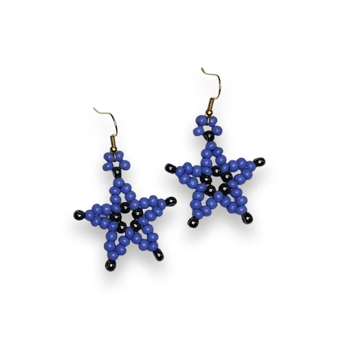 BJ Beaded Star Earrings
