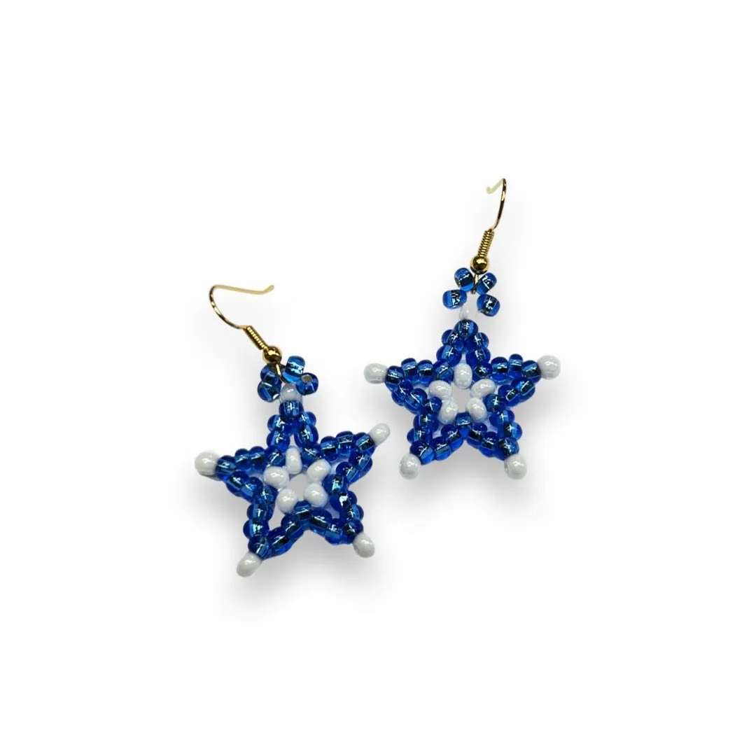 BJ Beaded Star Earrings