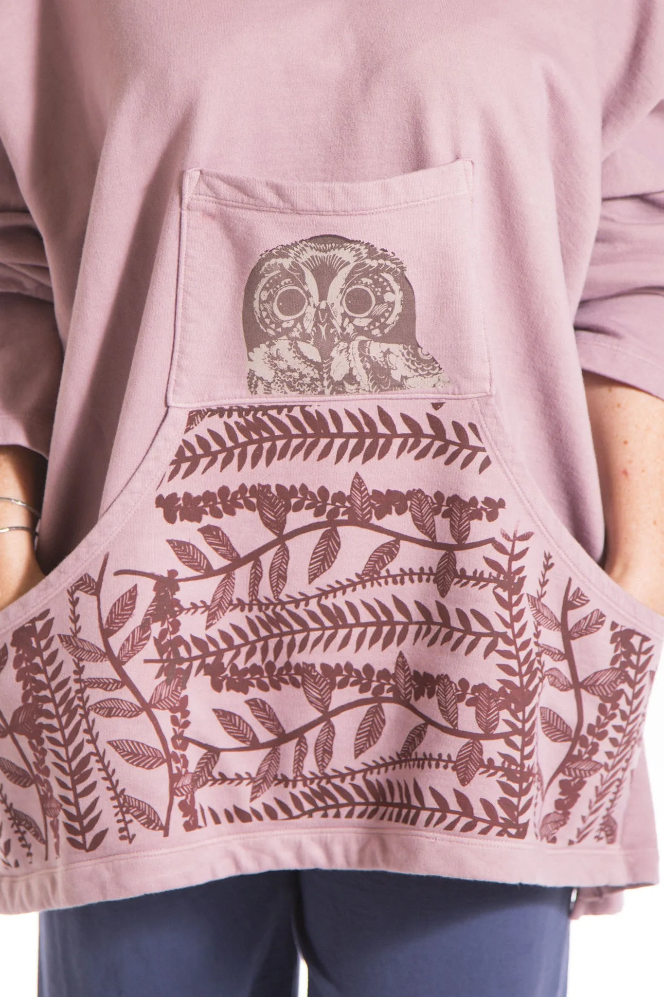 Blissful Hoodie Printed-Blue Fish Clothing