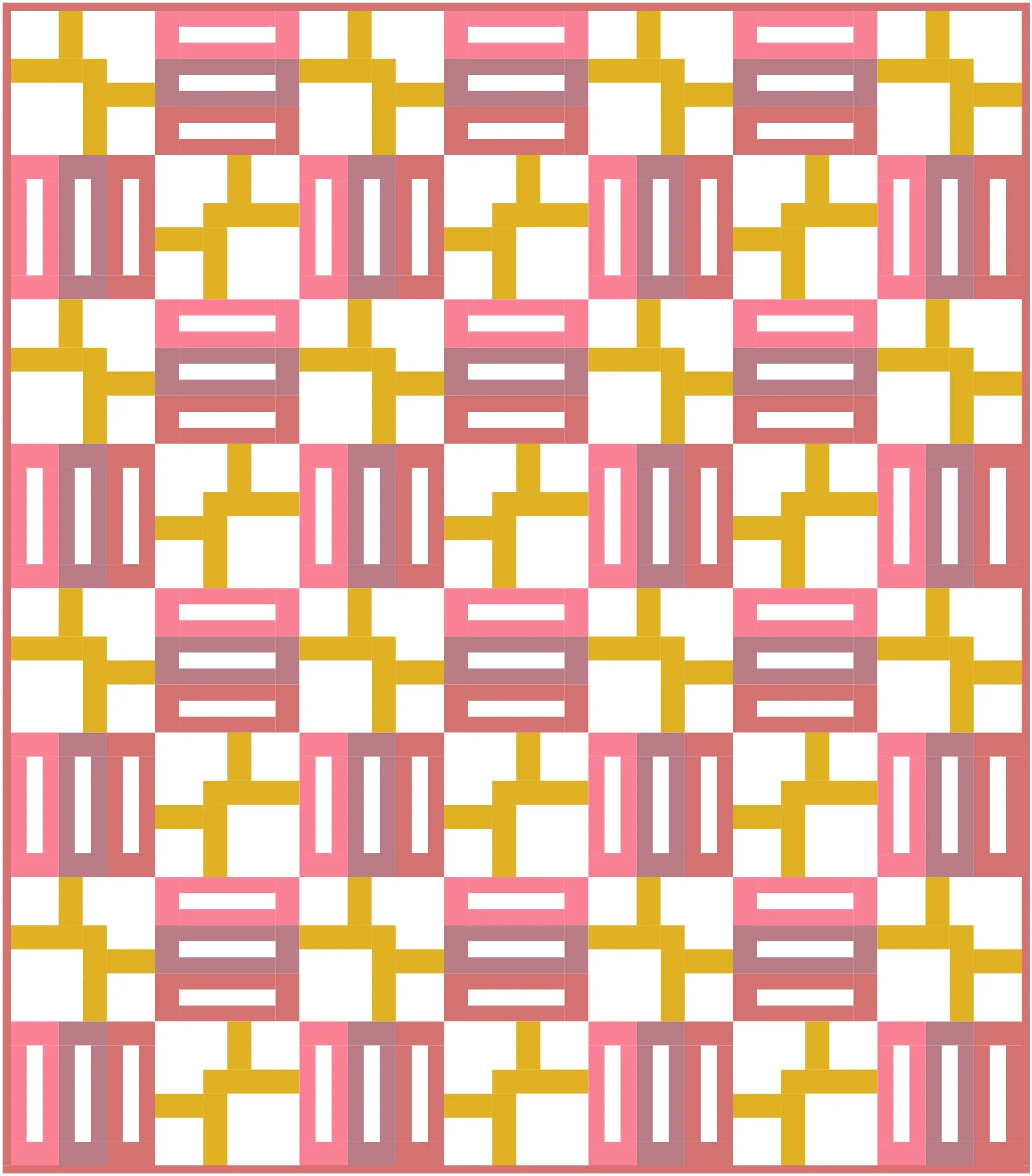 Bolts Quilt Block Pattern