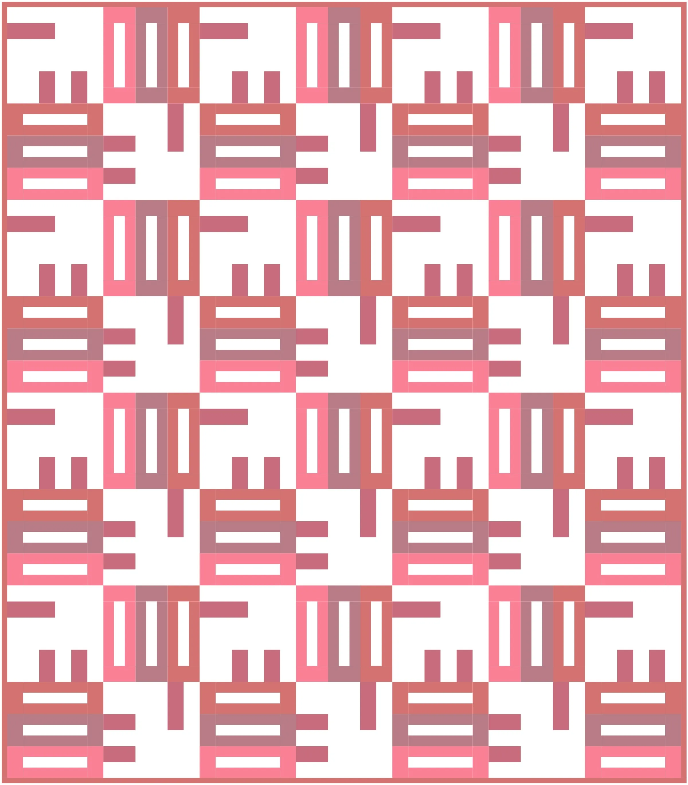Bolts Quilt Block Pattern