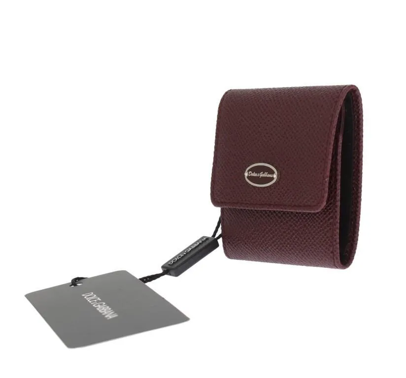 Bordeaux Dauphine Leather Key Wallet
