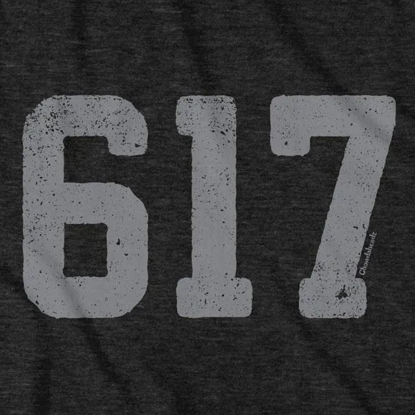 Boston 617 Block T-shirt