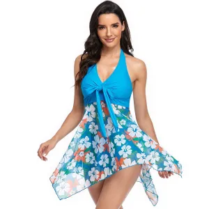 Bowknot Layered Swimsuit