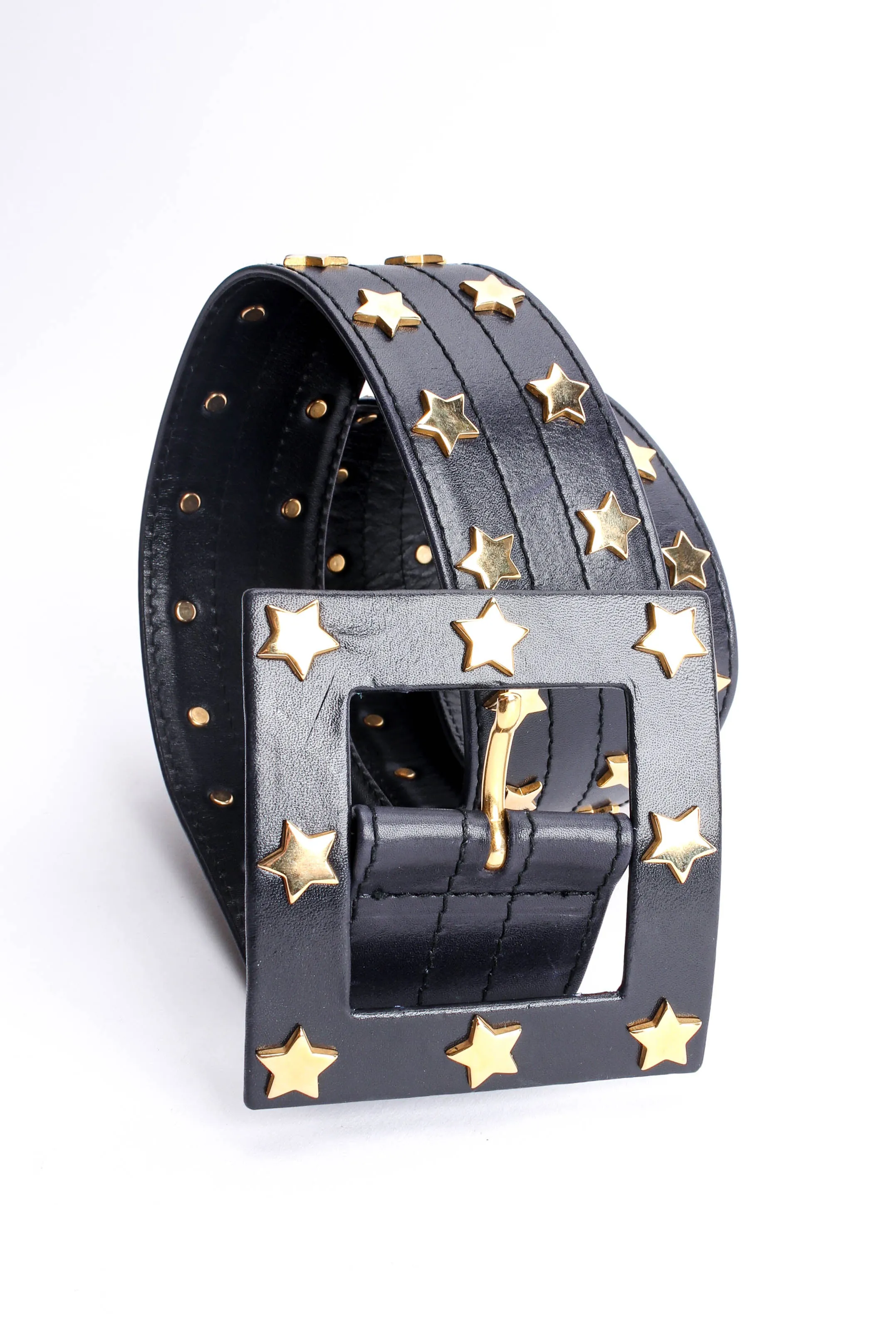 Boxy Star Studded Belt