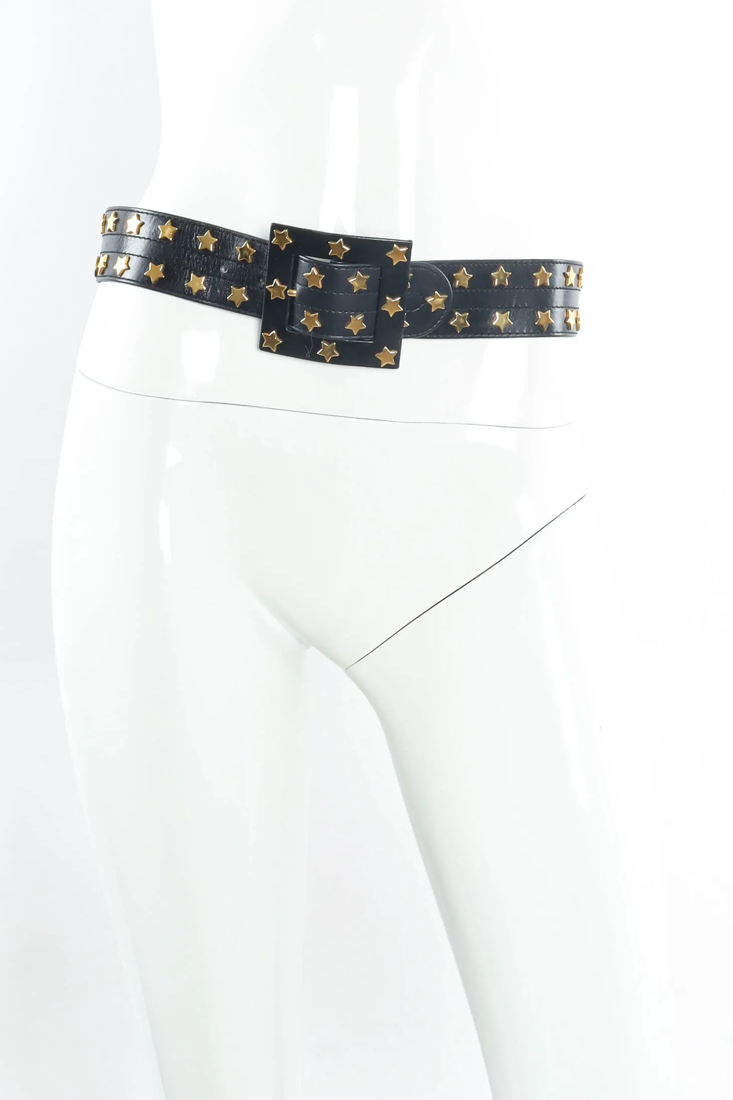 Boxy Star Studded Belt